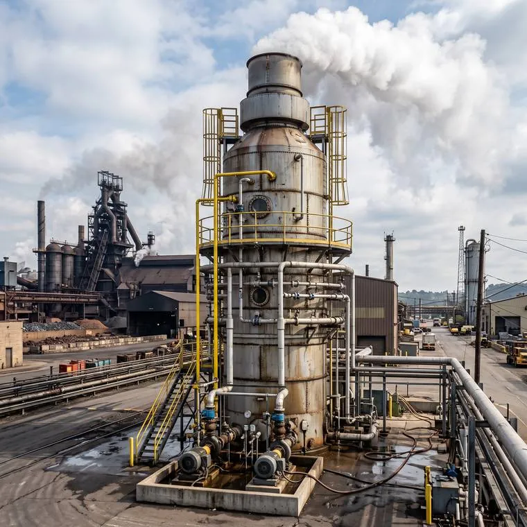 Wet scrubber tower